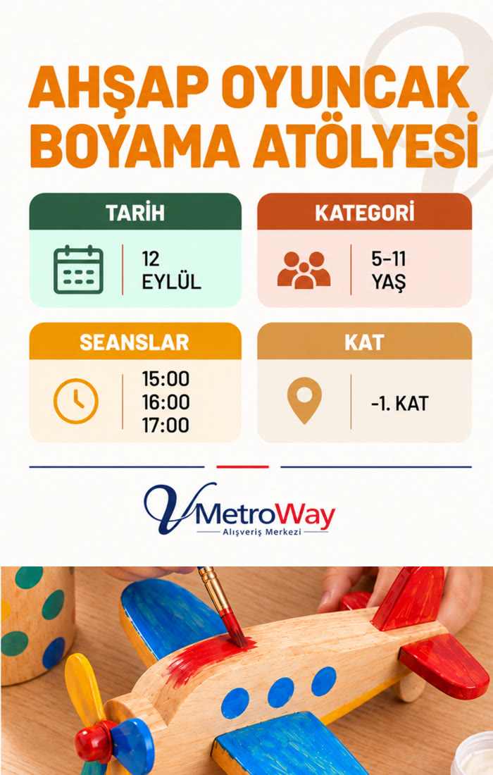 Ahşap Oyuncak Boyama Atölyesi - 12 Eylül