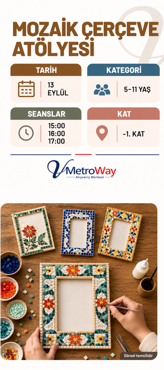 Mozaik Çerçeve Atölyesi - 13 Eylül