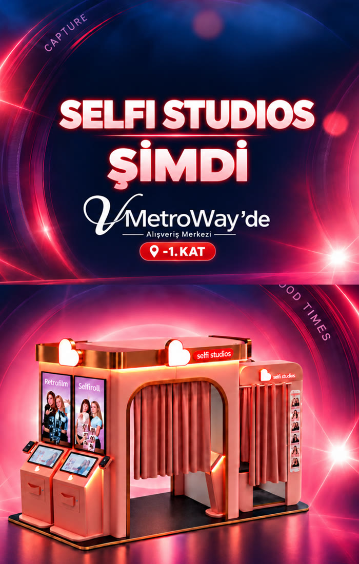 Selfi Studios şimdi V MetroWay'de